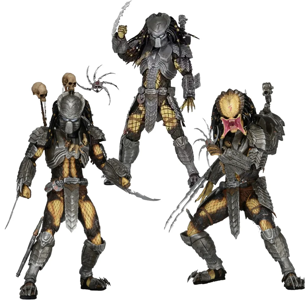 

Masked Scar Predator AVP Alien vs Predator Celtic Chopper Scar Predator Figure NECA Action Figure Toys Collection Model 18cm