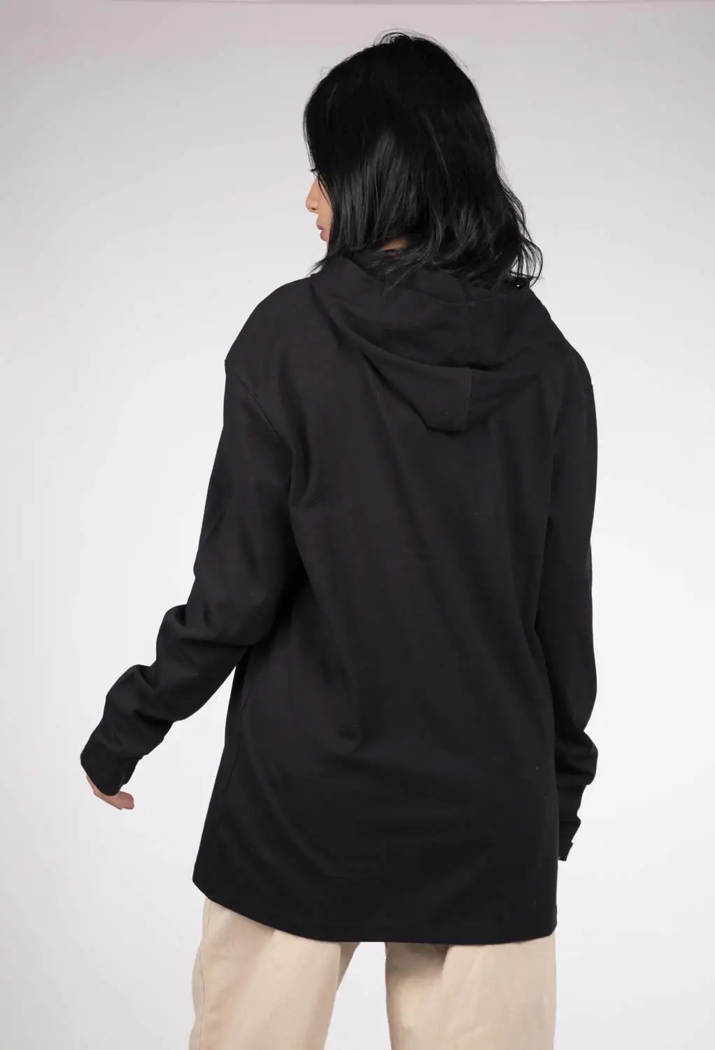 

Blue White Hooded Sweatshirt