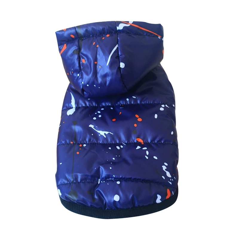 Осенне зимний теплый жилет для домашних животных пальто маленьких и средних