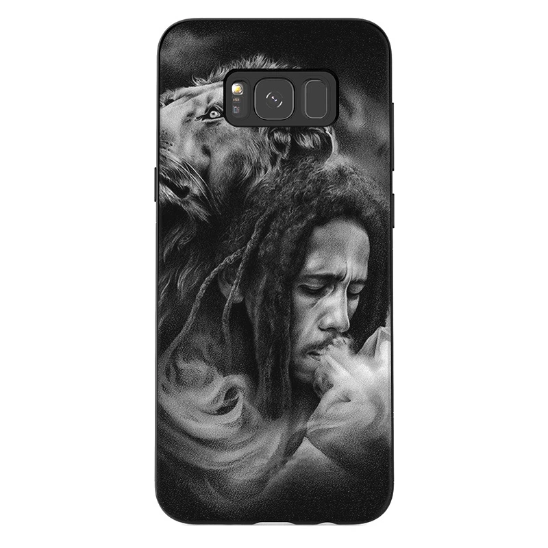 Чехол для телефона для samsung J6 A70 A60 A50 A40 A20 A30 A10 A7 A6 A5 A3 A8 A9 чехол от bob marleys раста Лев регги "сделай сам" - Цвет: B9