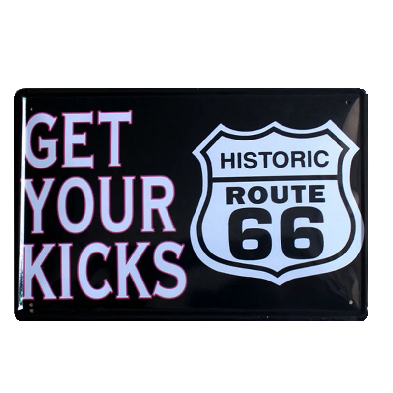 20*30 см Ретро табличка US Route 66 мотоциклетные металлические оловянные знаки