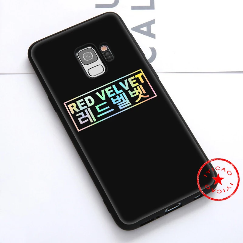IYICAO Red Velvet Band Soft Case for Samsung Galaxy S10e S10 S9 S8 Note 8 9 10 Plus S6 S7 Edge TPU |