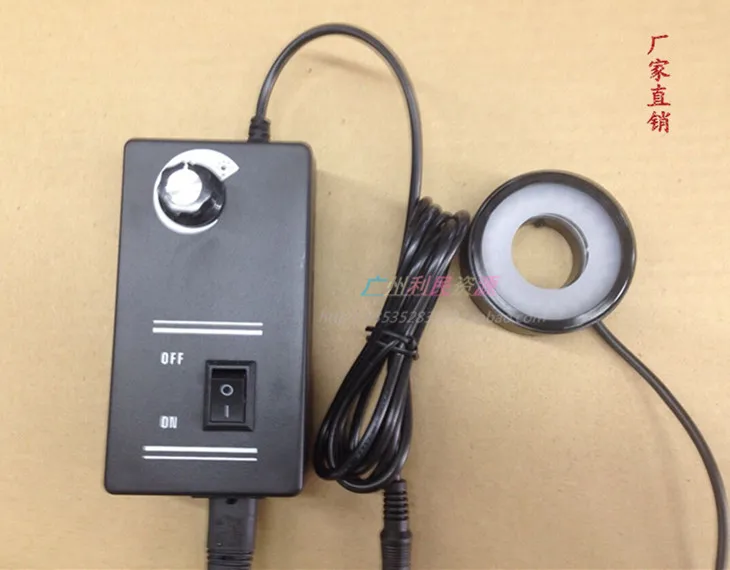 Adjustable Visual Light Optical Microscope Illuminator LED Ring Source 25mm Inner Dia Lights Infrared 850nm 940nm 220V | Инструменты