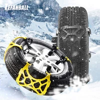 13pcs tpu snow chains universal car suit 165 265mm tyre winter roadway safety tire chains snow climbing mud ground anti slip