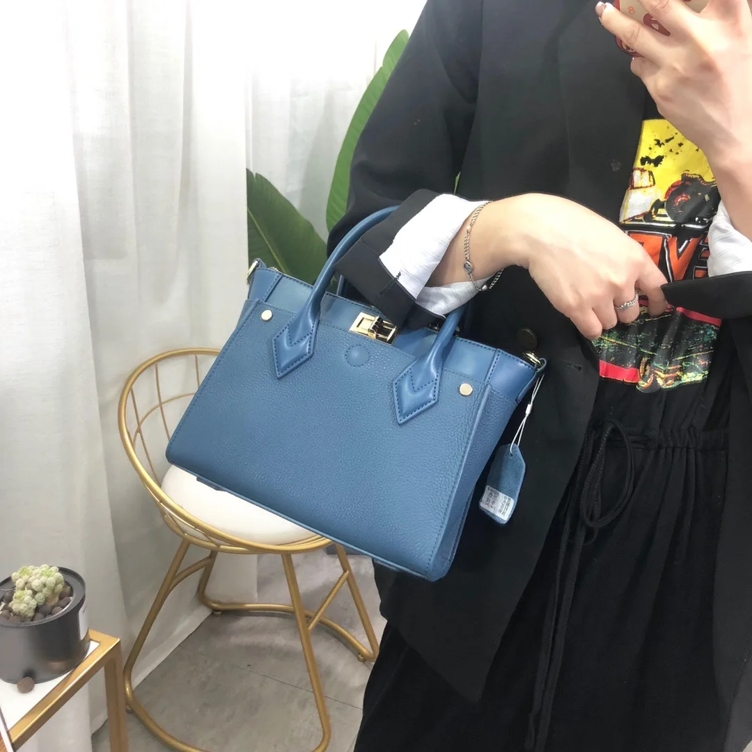 

free shipping 2020 the new style nice internationalgenuine cow leather women handbag one shoulder bag crossbody bag29 cm5 color