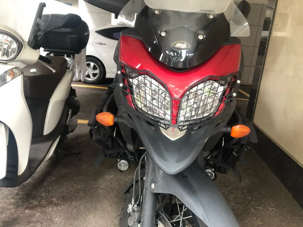 Быстросъемная защита фар для V-STROM DL650 XT 2012-2016 | Автомобили и мотоциклы