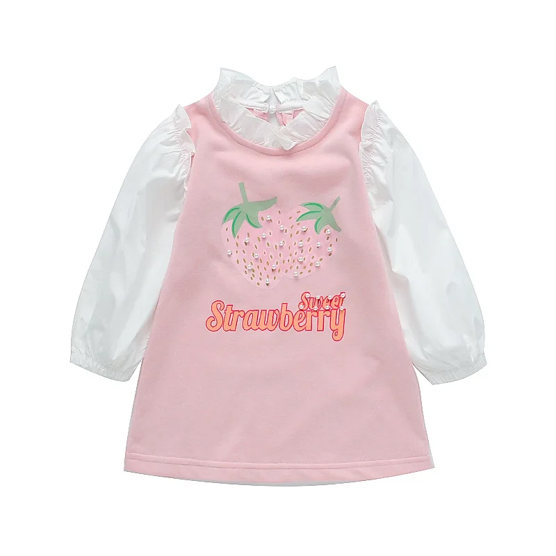 Casual Pearl Spring Summer Girls Dress Kids Teenagers Children Clothes Outwear Special Occasion Long Sleeve High Quality images - 6