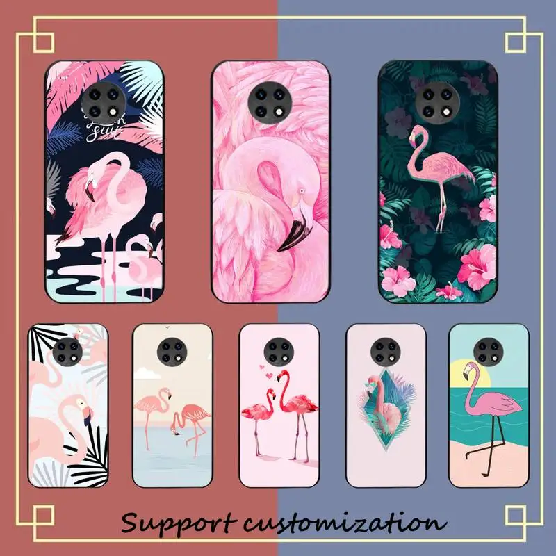 

Animal pink flamingos Phone Case For Redmi Note 8A 7 5 Note8pro 8T 9Pro Coque for note6pro Capa