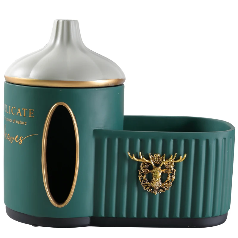 

Coffee Table Toilet Paper Holder Creative Interior Luxury European Tissue Box Decoration Living Room Boite Mouchoir Storage Desk