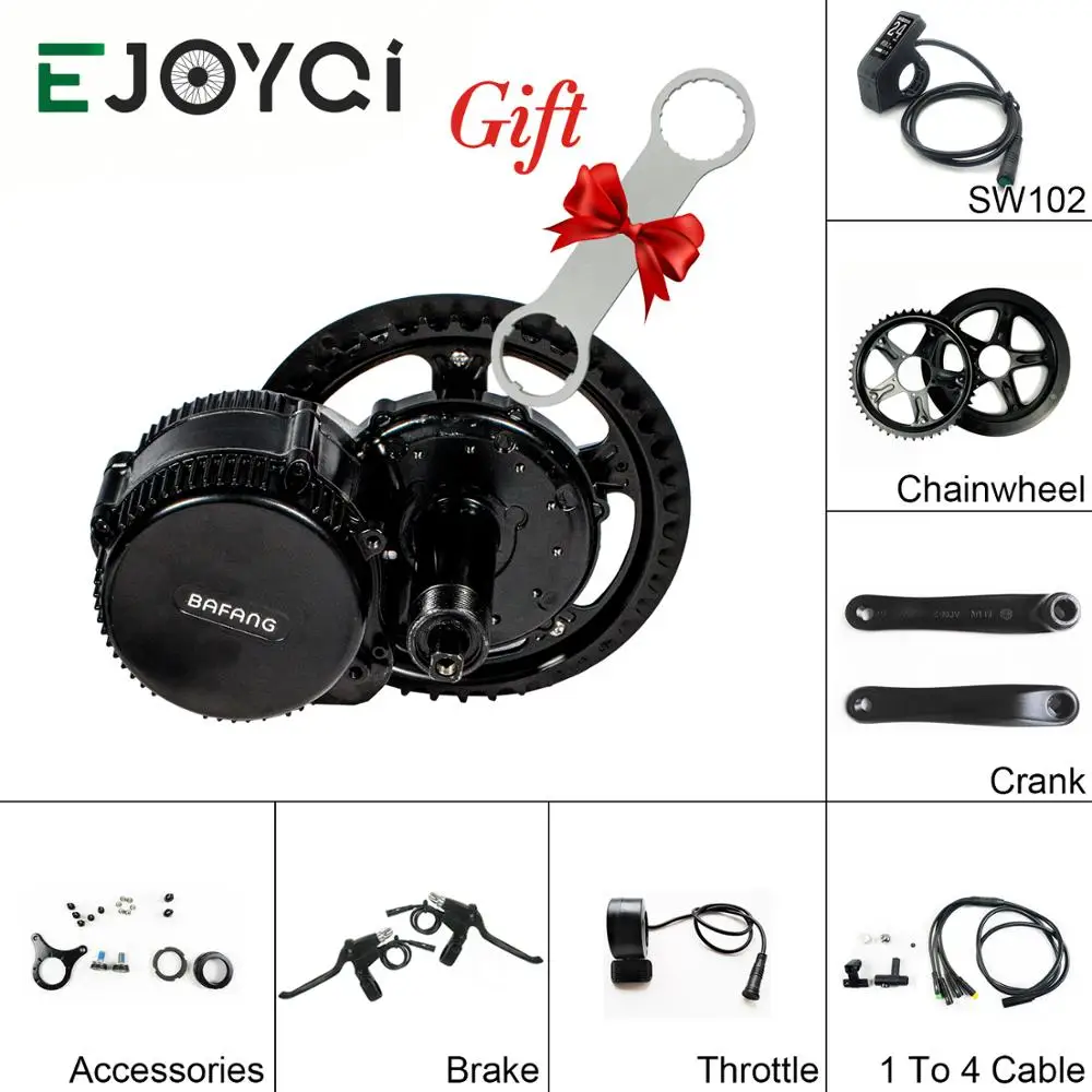 EJOYQI Bafang BBS02B 48 в 750 Вт 850C C965 SW102 ЖК дисплей датчик редукции Электрический велосипед