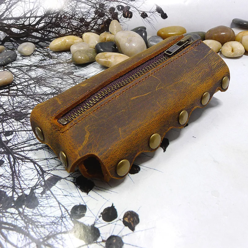 Большая вместительная сумка для ключей blongk держатель из натуральной кожи чехол