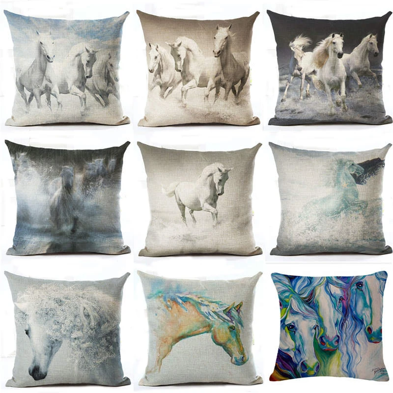 Наволочка для подушки из хлопка и льна 45 х45 см|Наволочка| |