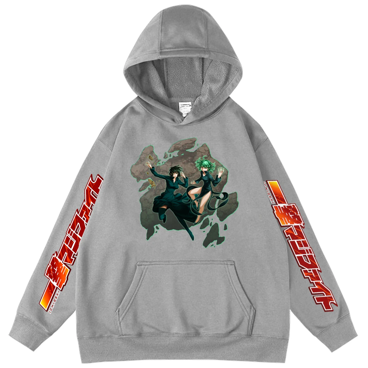 

One Punch Man Cartoon Anime Men's Oversized Hoodie Popular Cool Mens Sweatshirt Unisex Long Sleeve Hooded Hoody Streetwear Tops