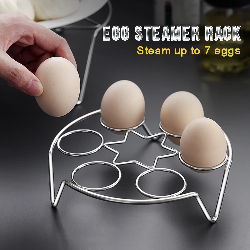 

Kitchen Tools Stainless Steel Egg Steamer Rack for Instant Pot Accessories Cooling Rack Food Holder Cooking Kitchen Gadget Sets