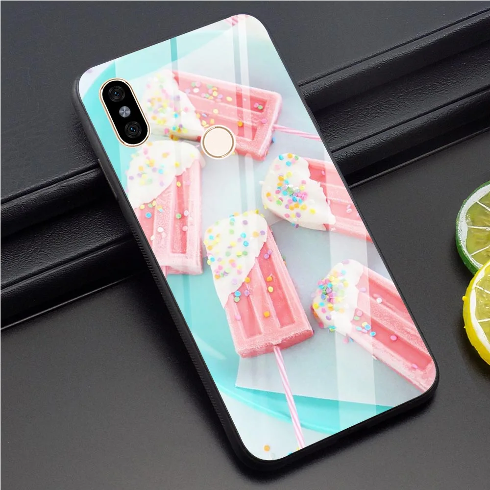 Чехол для телефона с изображением летнего мороженого Redmi 4X чехол из закаленного