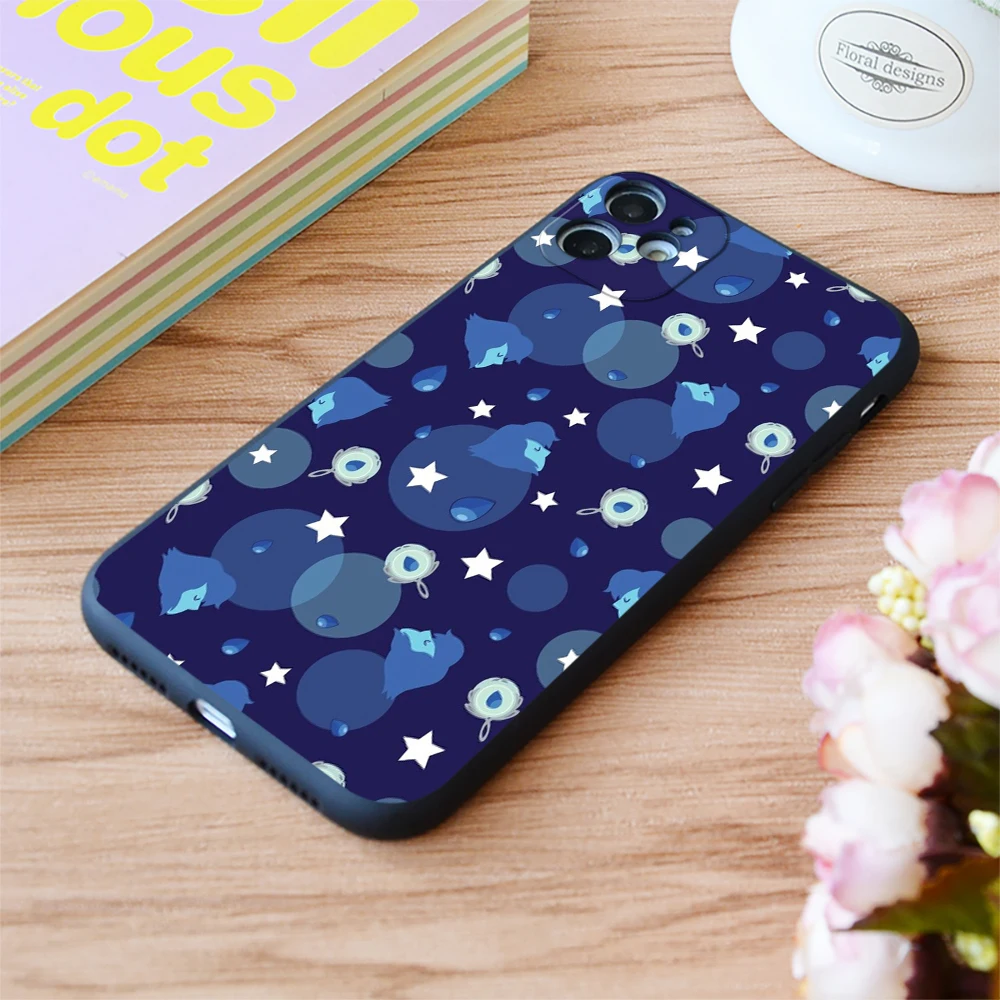 

For iPhone Lapis Lazuli Print Soft Matt Apple iPhone Case 6 7 8 11 12 Plus Pro X XR XS MAX SE