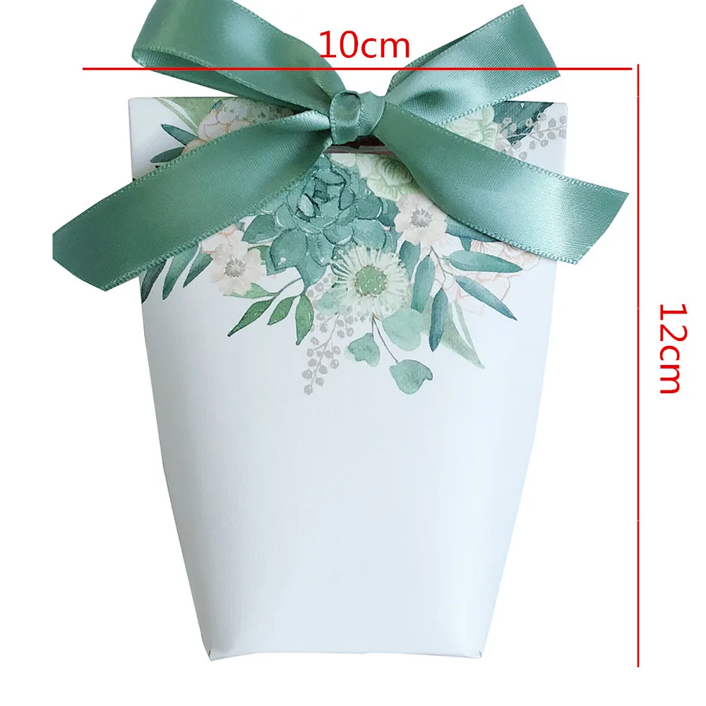 5 шт./лот коробка для конфет с лентой шоколада печенья бумажная упаковка сумка