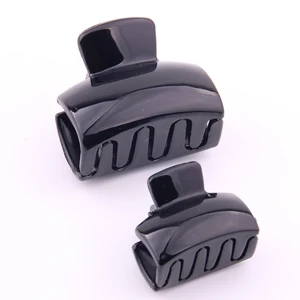 6 шт., мини Когти для волос для женщин, твердые черные крабы для волос, бахрома Haipin, маленький пластиковый зажим для волос, аксессуары для волос