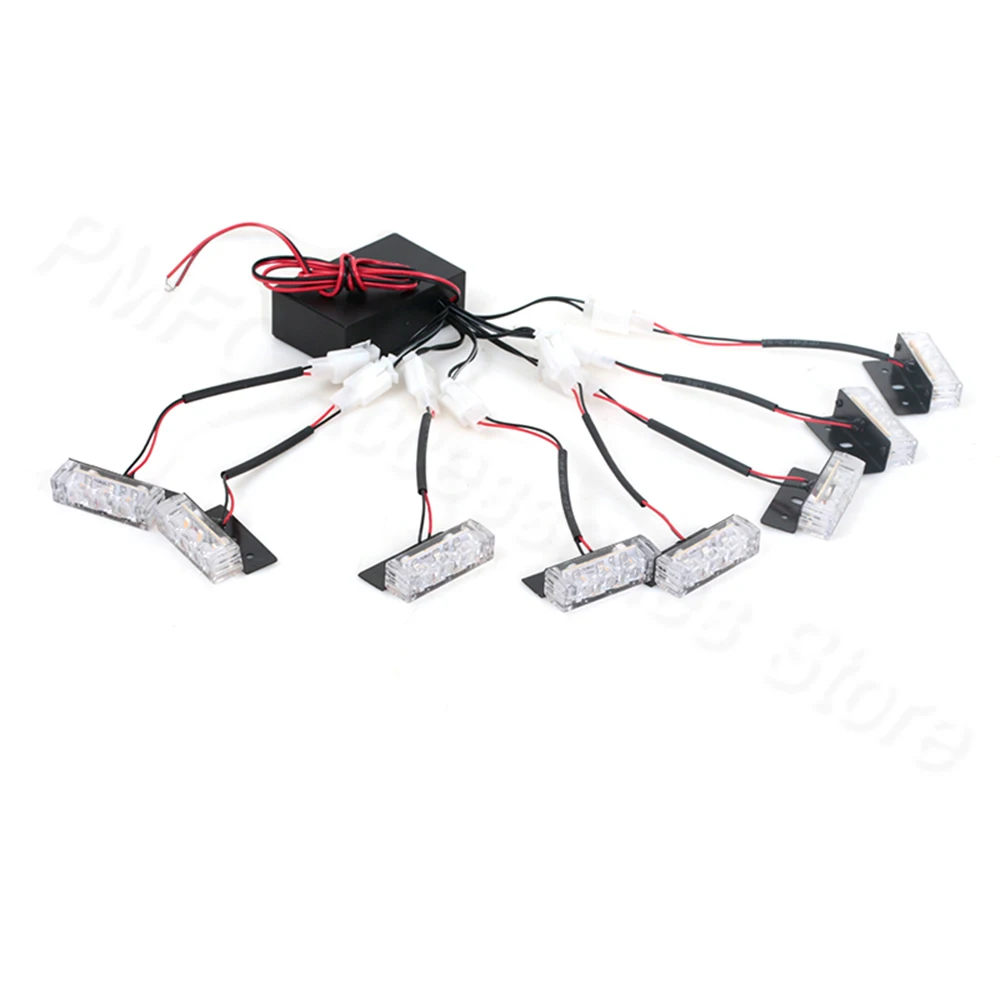 Сигнасветильник лампа PMFC 12 В автомобильная решетка стробоскосветильник