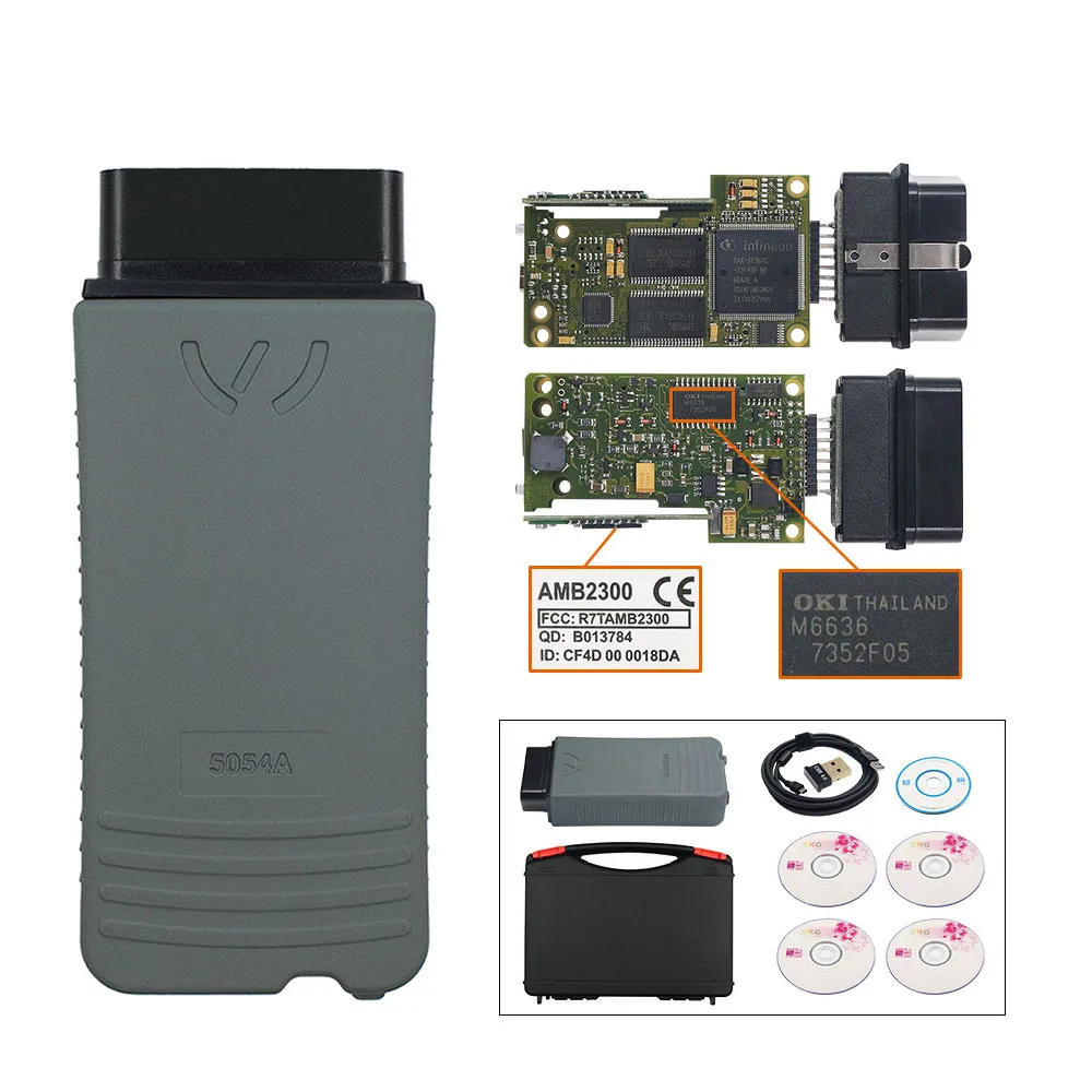 5054 OKI Keygen 5054A Bluetooth AMB2300 ODIS V5.1.3 для V/AUDI/SKODA/SEAT 5054A 6154 wifi UDS для VAG