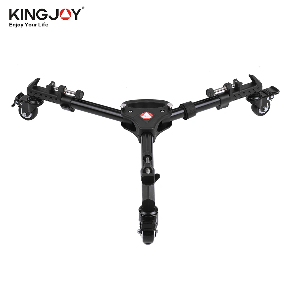 Складной штатив Kingjoy VX 600 Pro с тремя колесами для камеры подставка нейлоновой