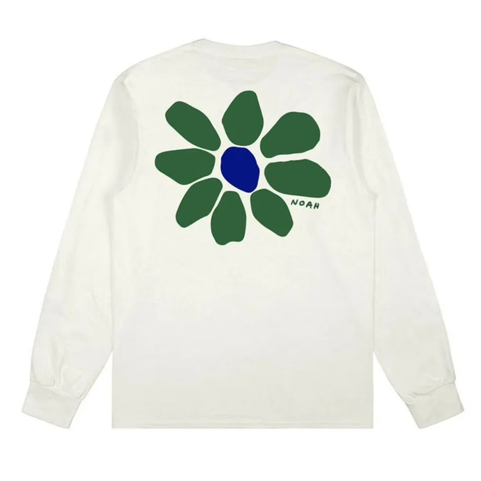 

2021ss NOAH CORE Autumn Bloom T Shirt Women Long Sleeve Flower print T-shirt Tees Harajuku Men Clothing streetwear