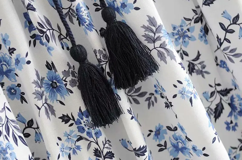 Винтажное шикарное женское пляжное богемное платье из искусственного хлопка с