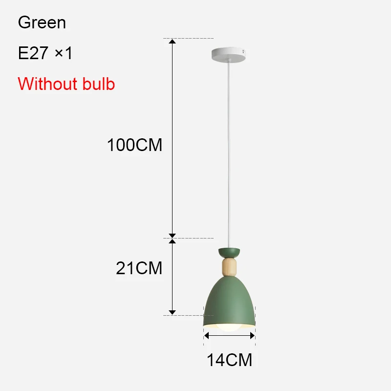 

Nordic Pendant Lights Modern Industrial Pendant Lamp Wood Hanging Light Kitchen Dining Room Living Room Bedroom E27 110V 220V AC
