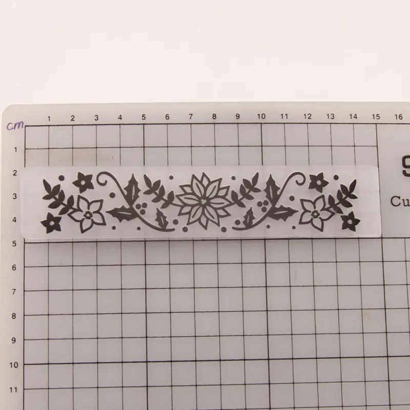 Plastic Embossing Folder Template DIY Scrapbook Photo Album Card Making Decoration Crafts Flower Leaf Lace | Дом и сад