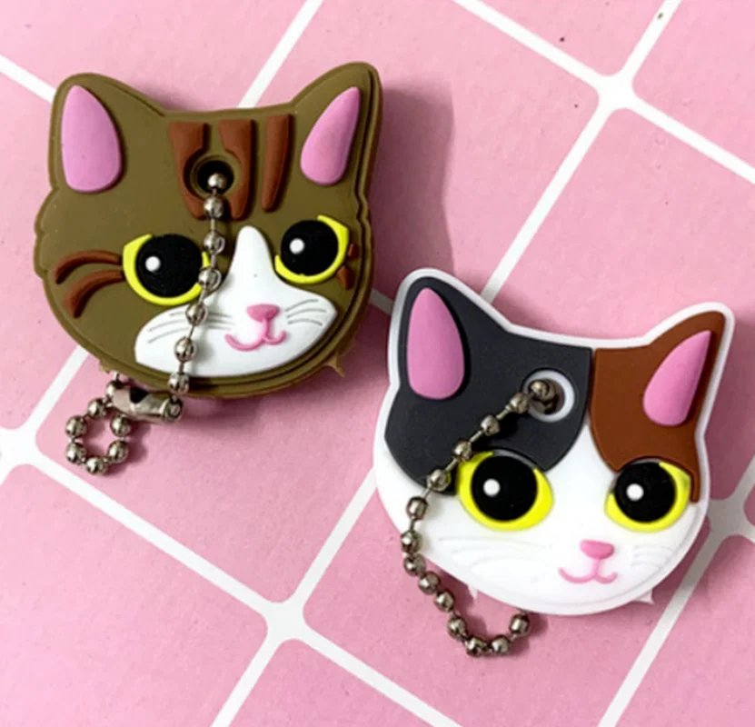 Чехол для ключей из силикагеля защитный чехол дверной ручки брелок защита от