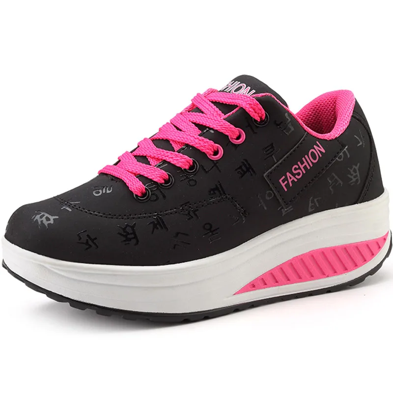 Кроссовки для женщин 2020 года Sport Shoes Trainer Platform Sneakers, кожаные, голубые, для бега.