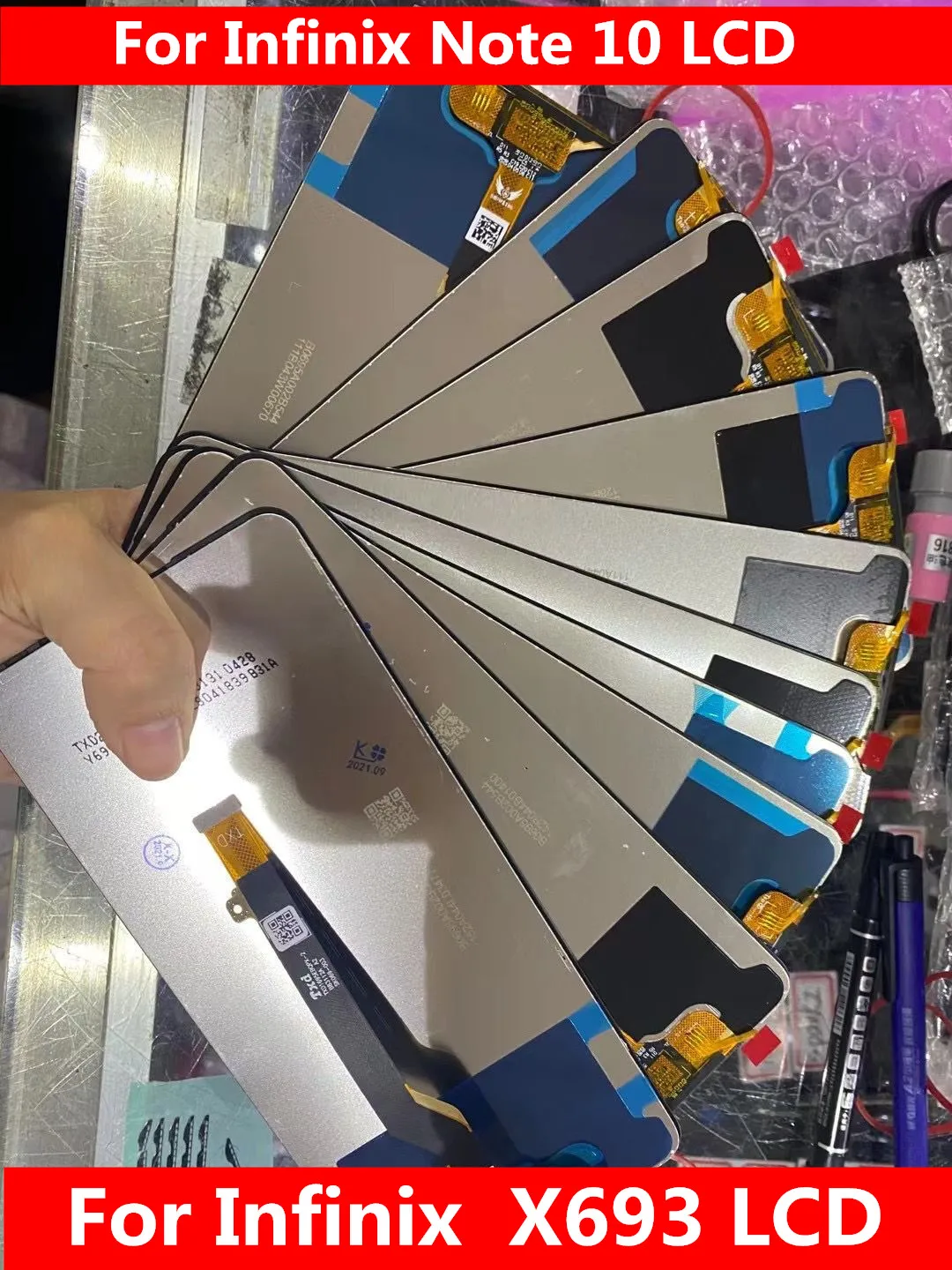 

6.95" For Infinix Note 10 X693 LCD Display Touch Screen Digitizer Assembly Note10 LCD Repair Replacement Parts