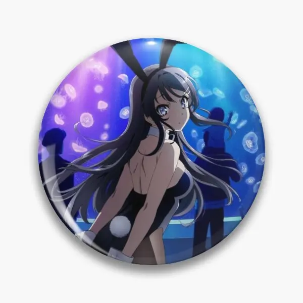 

Мягкая булавка Rascal Not Dream Of Bunny Girl Senp, металлическая Милая креативная булавка для лацкана в мультяшном стиле, значок на одежду для влюбленных, ...