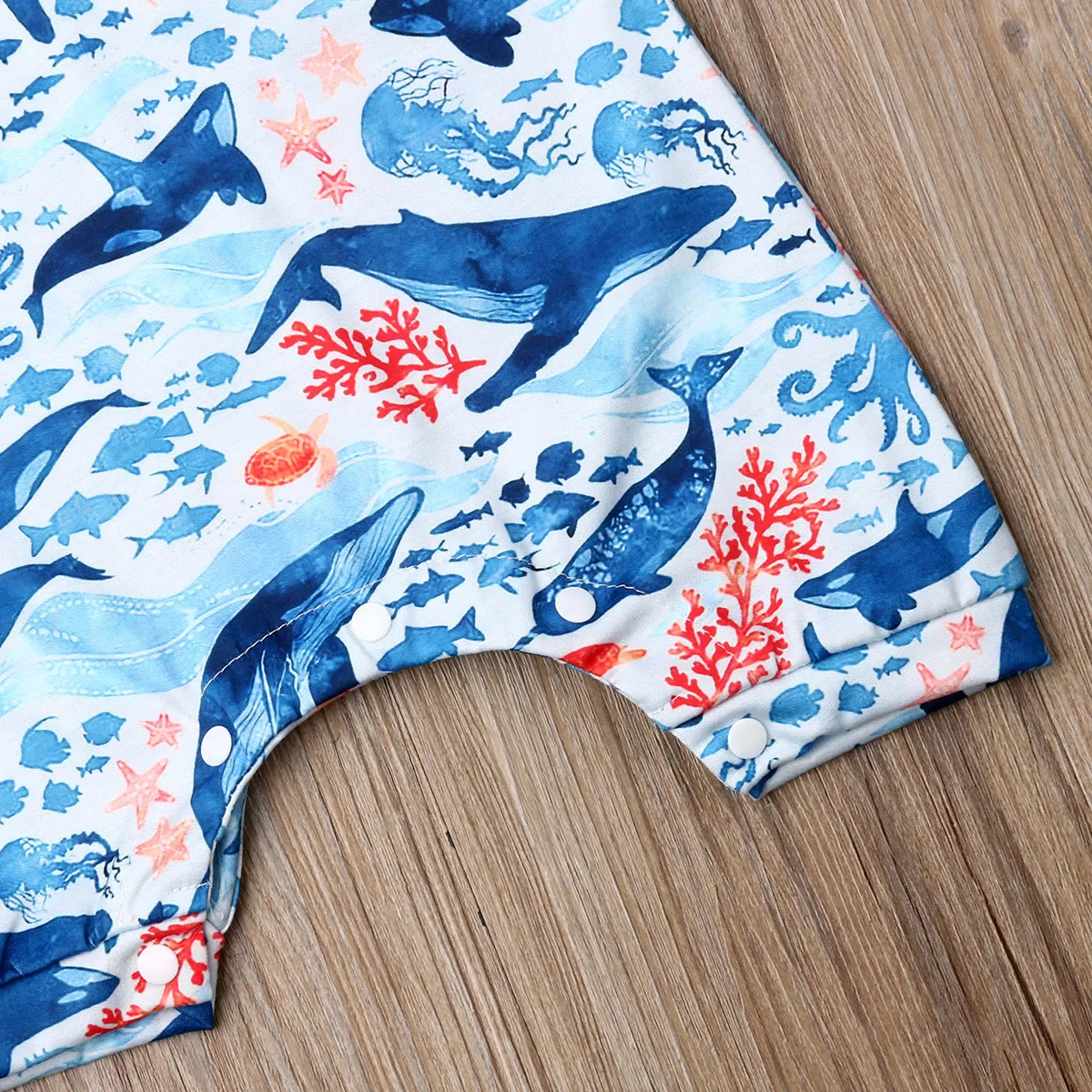 Милый детский комбинезон без рукавов в виде акулы для новорожденных мальчиков |