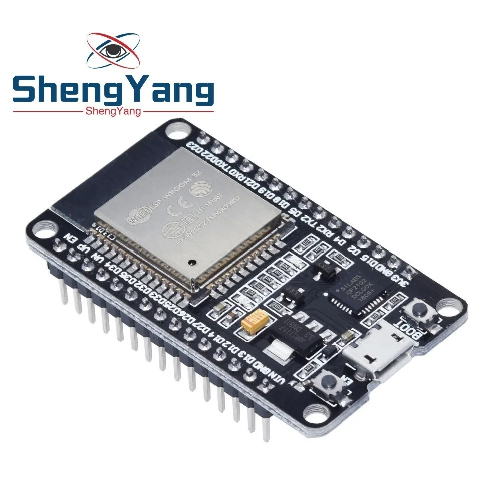 ESP 32S WROOM 32 ESP32 Bluetooth и WI FI двухъядерный Процессор с низкой Мощность потребление MCU