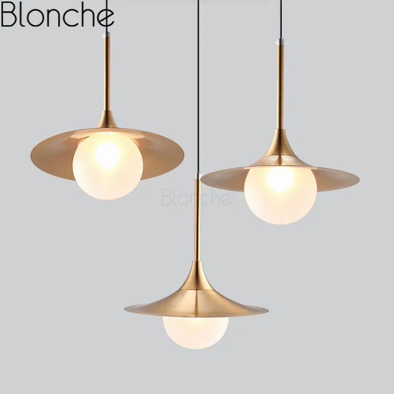 Современная стеклянная подвеска светильники скандинавские креативные
