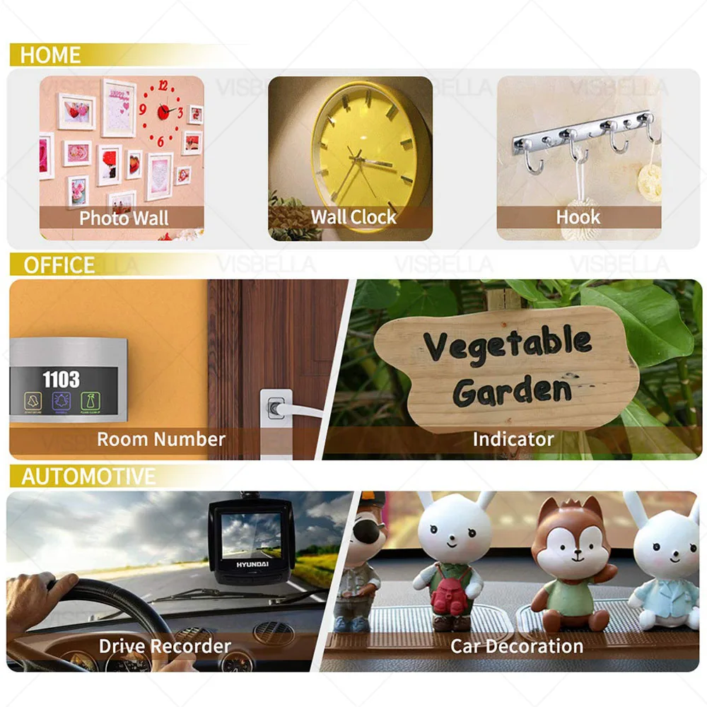 VISBELLA многоразовая двусторонняя клейкая лента водонепроницаемый силикон без