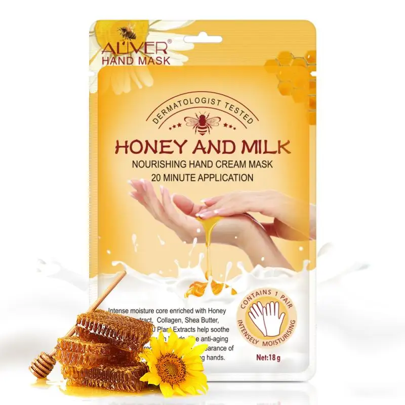

Moisturizing Hand Mask Silk Skiing Improves Dry Exfoliating Remove Dead Skin Winter Hydrating Hand Care Reduce Fine Lines TSLM2