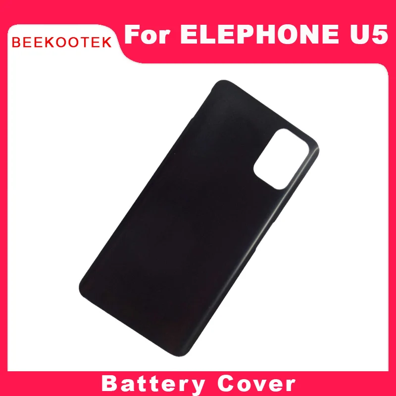 

BEEKOOTEK New Original elephone U5 phone battery cover for Elephone U5 4GB 128GB MT6771(P60) Quad-core 6.4"Smartphone