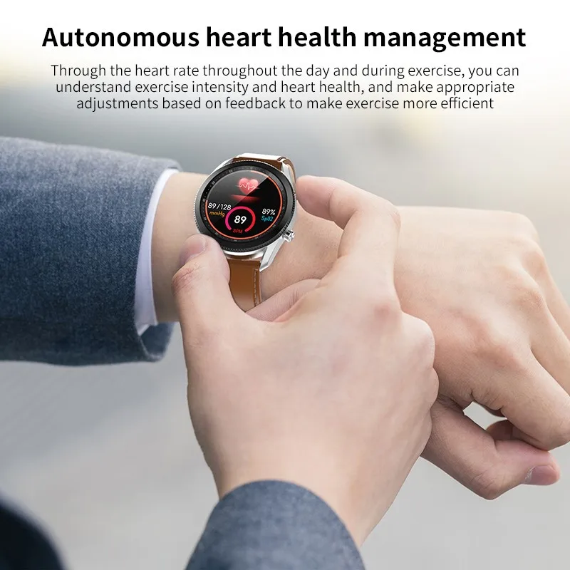 

2021 New Smart Watch Men Full Touch Screen Sports Fitness Watch IP67 Waterproof Bluetooth Call For Android ios smartwatch Mens