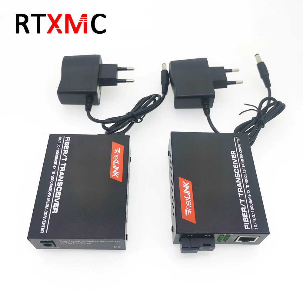 1 пары HTB GS гигабитный волоконно оптический медиаконвертер 10/100/1000 Мбит/с