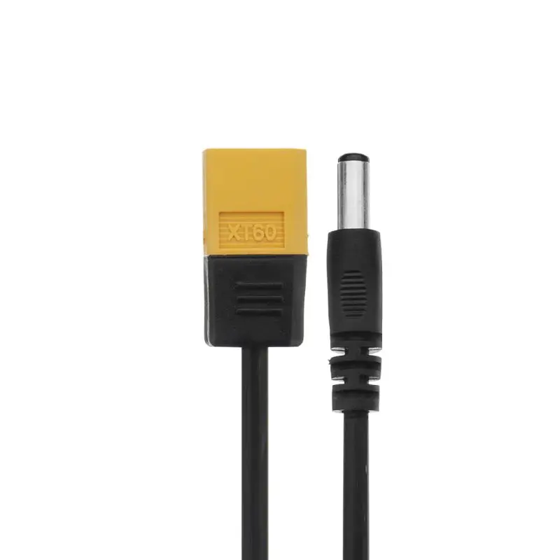 

2021 New XT60 Male Bullet Connector To Male DC DC5525 Power Cable 5.5x2.5mm Adaptor For TS100 Electronic Soldering Iron