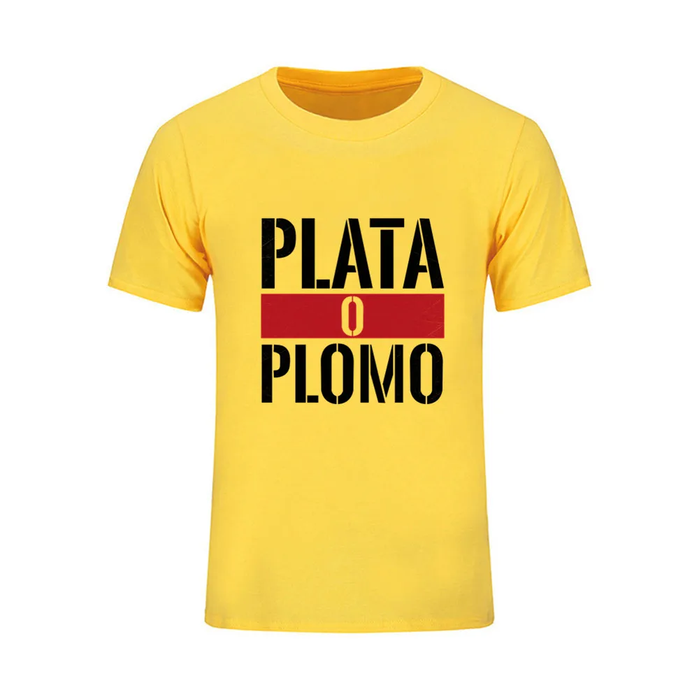 Летний топ 2020 брендовая одежда Plata O Plomo черные футболки мужские Pablo Escobar
