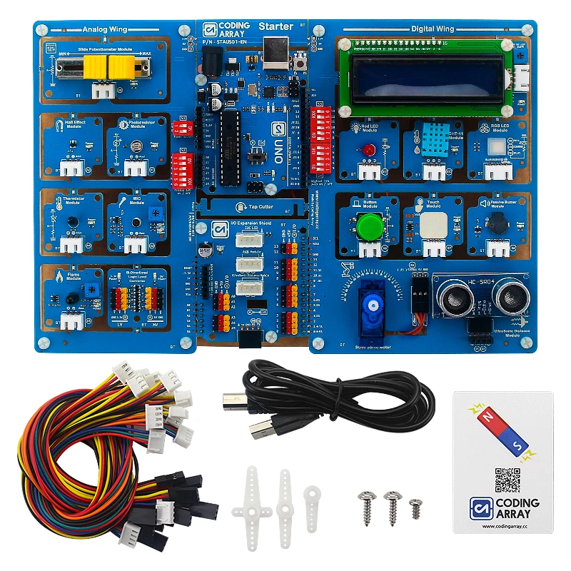 Стартовый набор для кодирования Arduino комплект электроники совместимый с UNO R3
