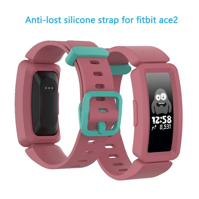 Браслет для fitbit ace2 смарт-трекер аксессуары сменные полосы ремень силиконовый