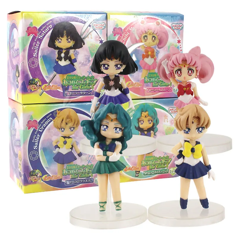 Фигурки Цукино Меркурий Венера Юпитер уран Нептун Сатурн Плутон чибиуса игрушки