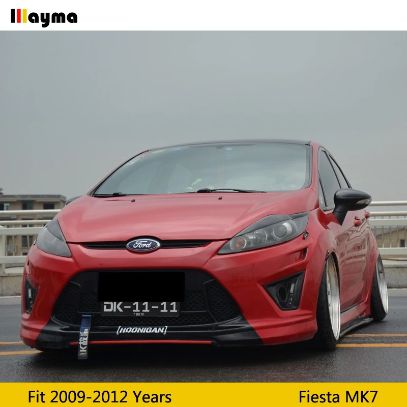 Наклейка на переднюю фару автомобиля накладки ВЕКО для Фар Ford Fiesta facelift MK7 2009-2012