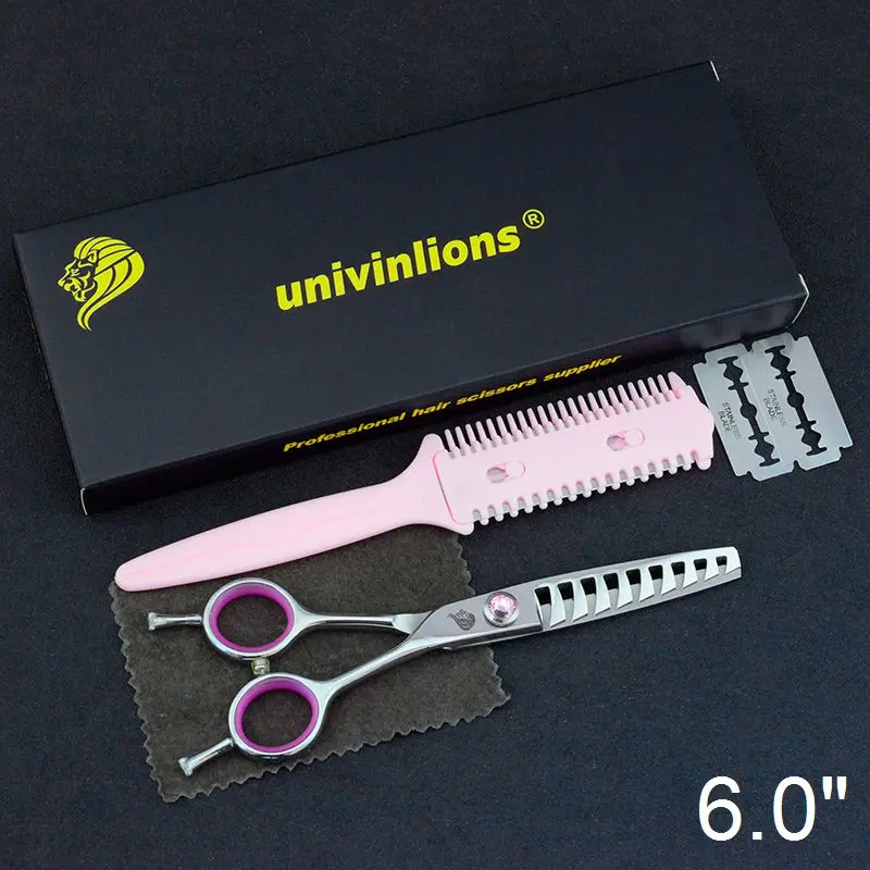 Профессиональные японские Парикмахерские ножницы с зубцами акулы 6