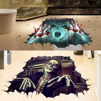 3d halloween horror ghost spider wall floor sticker terror decal home floor and wall decorations