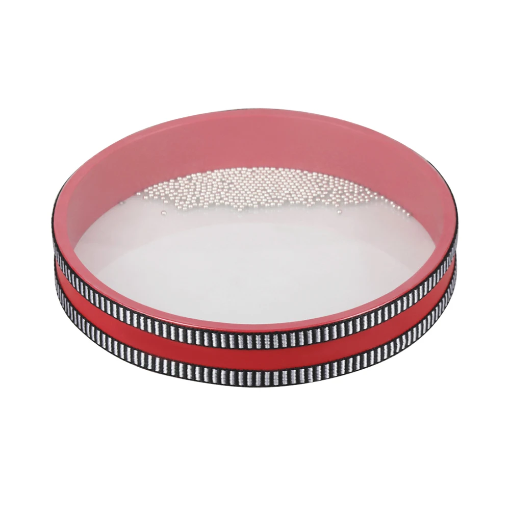 8 Inch Solid Wood Ocean Wave Drum Sea Frame Gentle Sound Musical Toy Red | Спорт и развлечения